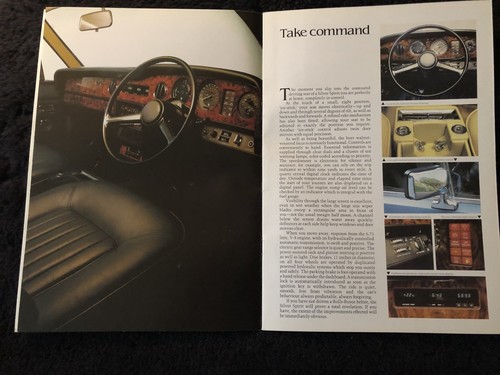 Rolls-Royce Bentley Silver Spirit Mulsanne 1981-82 Dealer Showroom Brochure OEM - Photo 5 sur 9