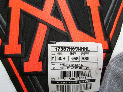 JERSEY ADIDAS CORTE POR GOLIE 58 DE LA COPA MUNDIAL BLANCA DE HOCKEY EMITIDA POR AMÉRICA NORTE - Imagen 5 de 6