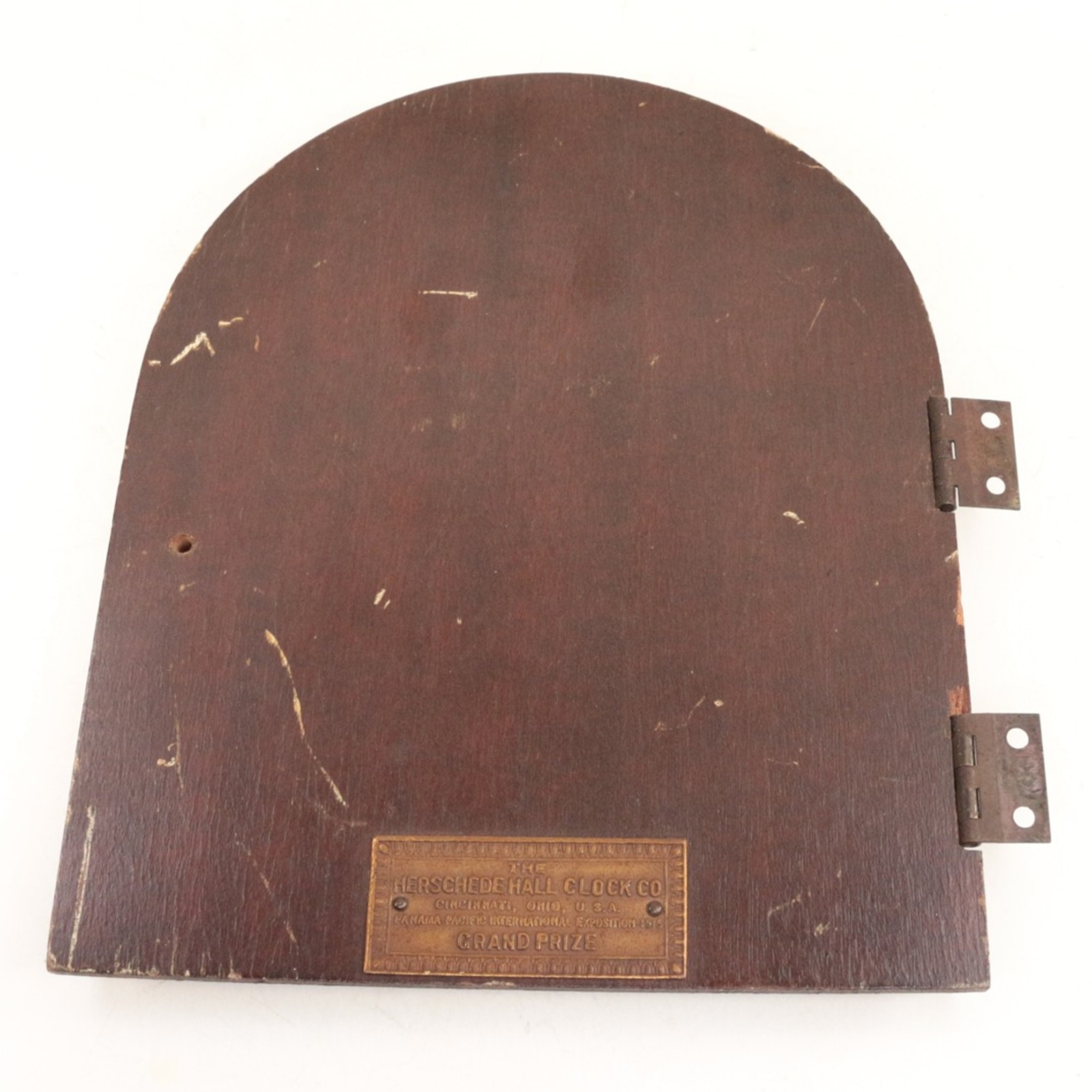 Herschede Grand Prize Mantel Chime Clock Wooden Back Door 7-1/4 In Tall - RI331