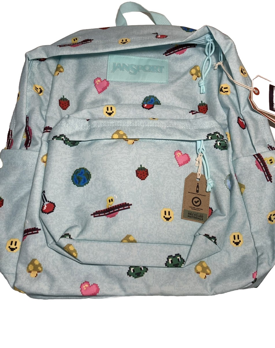 Jansport Superbreak Pixel Party Backpack School Retro Back To