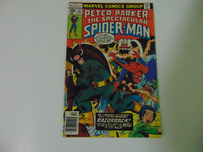 Marvel The Spectacular Spiderman # 13 Razorback Bronze Age Comic Book ...