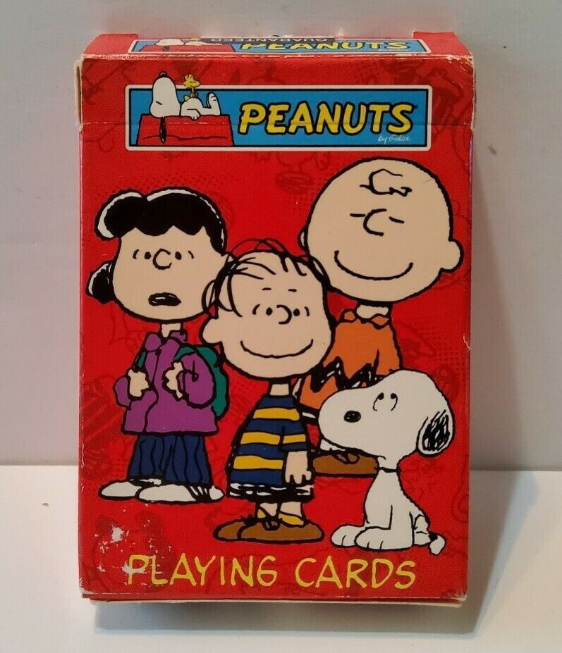 Peanuts Playing Cards Hoyle 1999 2004 Complete Novelty Snoopy Charlie Brown 2 Pk - Picture 4 of 6