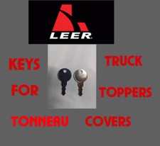 Leer Sl011 Set Of 2 Keys Bauer Century Truck Cap Topper Toolbox Free Shipping