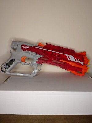 Nerf N Strike Zombie Strike rot getestet und funktionsfähig & 8 KUGELN 
