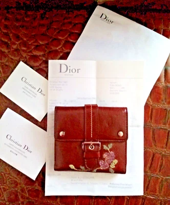 Christian Dior Saddle Geldbörse, Monogramm Design John Galliano Portemonnaie - Bild 1 von 4