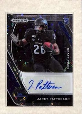 2021 Panini Prizm Draft Picks #DPA-JAR Jaret Patterson Silver Disco Prizm RC Aut