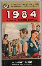 1984 George Orwell Signet Books Vintage Paperback 1954 11th VG