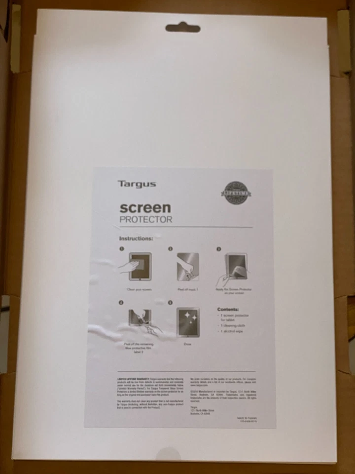 Targus Screen Protector for Microsoft Surface Pro 4 Tempered Glass 12.3" MS Film - Image 4 of 4