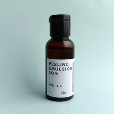 Peeling emulsion 50% - Glycolic peel 30% plus 20% fruit acids pH: 1,4 Skin care
