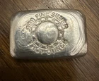 Silver Bullion Hand Poured Bar Stamped Seal- 1 Troy OZ -HIGHLY RARE!