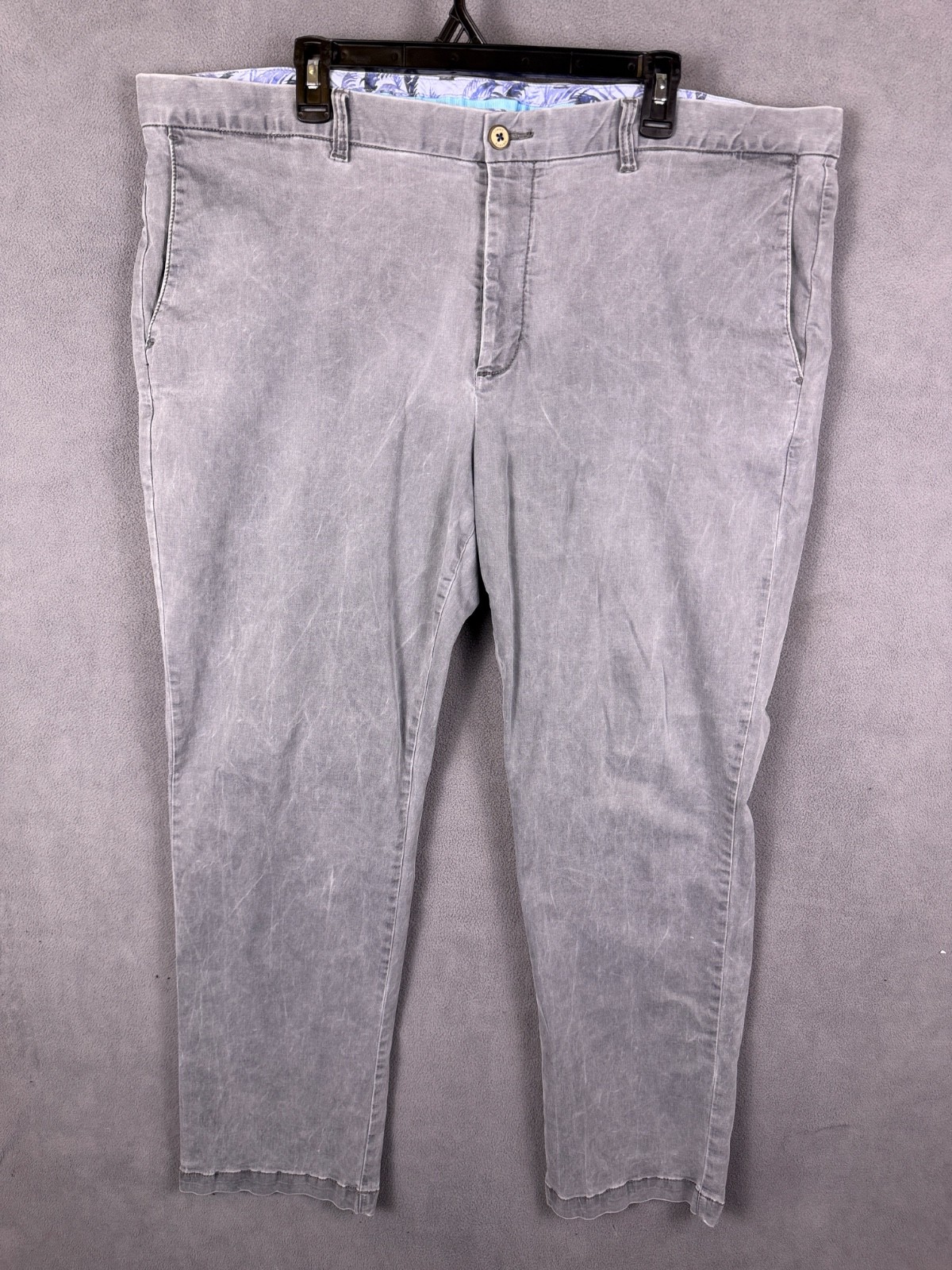 Tommy Bahama Pants Men 42x30 Gray Casual Golf Beach Tencel