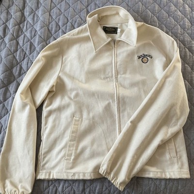 Rare Vintage Jack Daniel s Distillery Levi Jacket WPL 5493 Cream 100% Cotton L