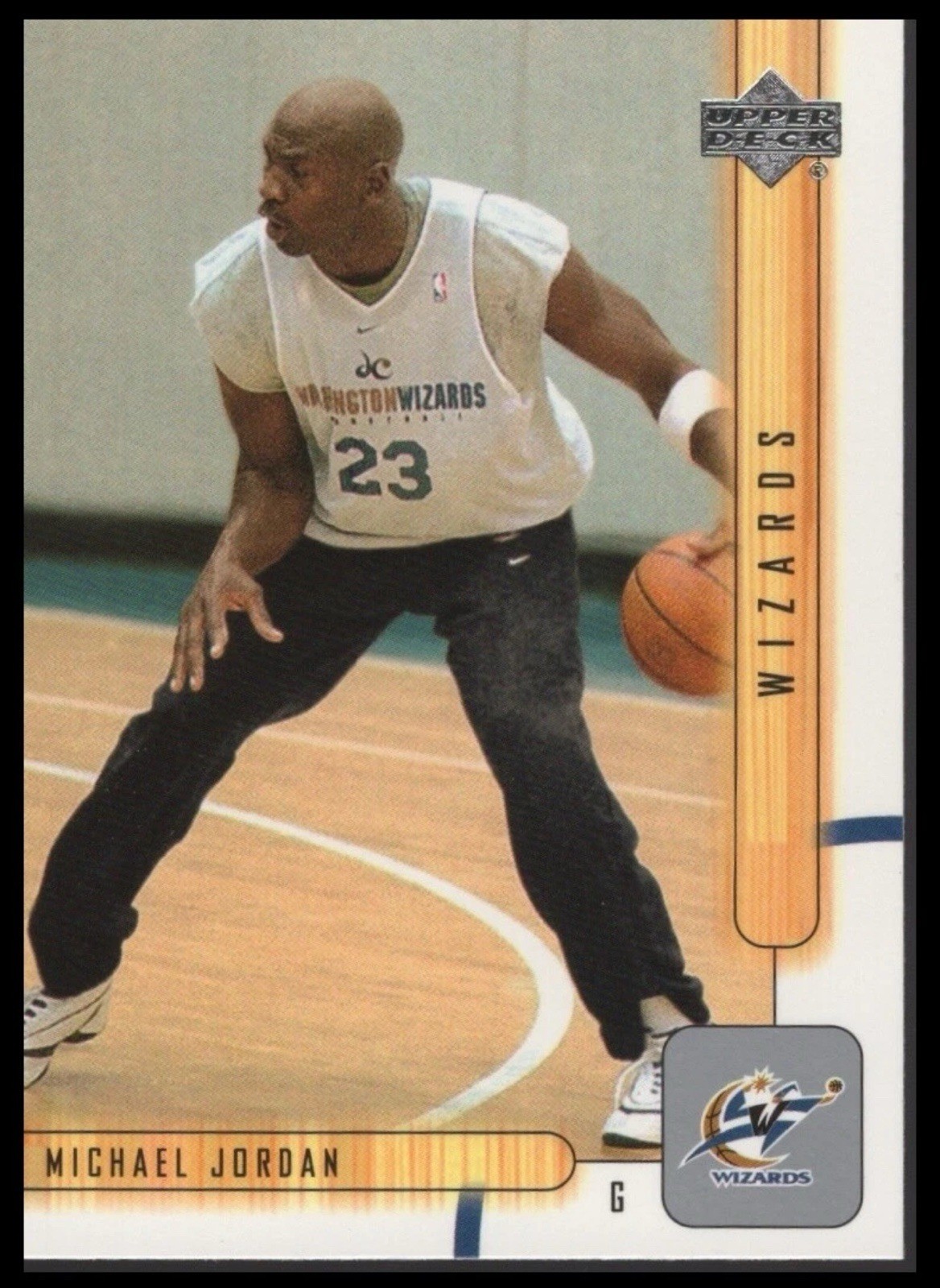 MICHAEL JORDAN 2001-02 UPPER DECK 178 CHICAGO BULLS 6 NBA CHAMPION WIZARDS HOF