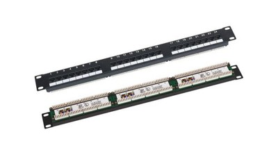 Patchpanel 1U/19 Zoll ungeschirmt 24 Ports Kat. 6 UTP PK-U6-1