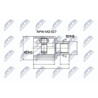 NTY NPW-MZ-027 Gelenksatz, Antriebswelle