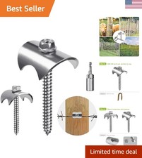 Reusable 304 Stainless Steel Fence Staples for Effortless Outdoor Installations
