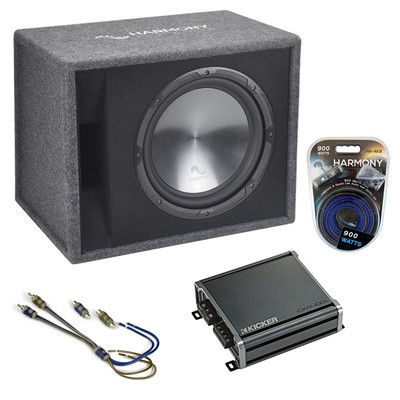 Toyota Highlander 01-16 Harmony Single 12'' Loaded Sub Box Enclosure CXA400.1 Amp