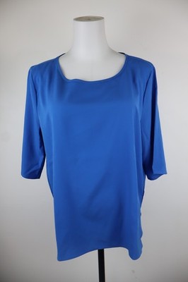 MARELLA EMME SHIRT TANKTOP DAMEN GR 48 WOMAN CASUAL VINTAGE T-SHIRT BLAU