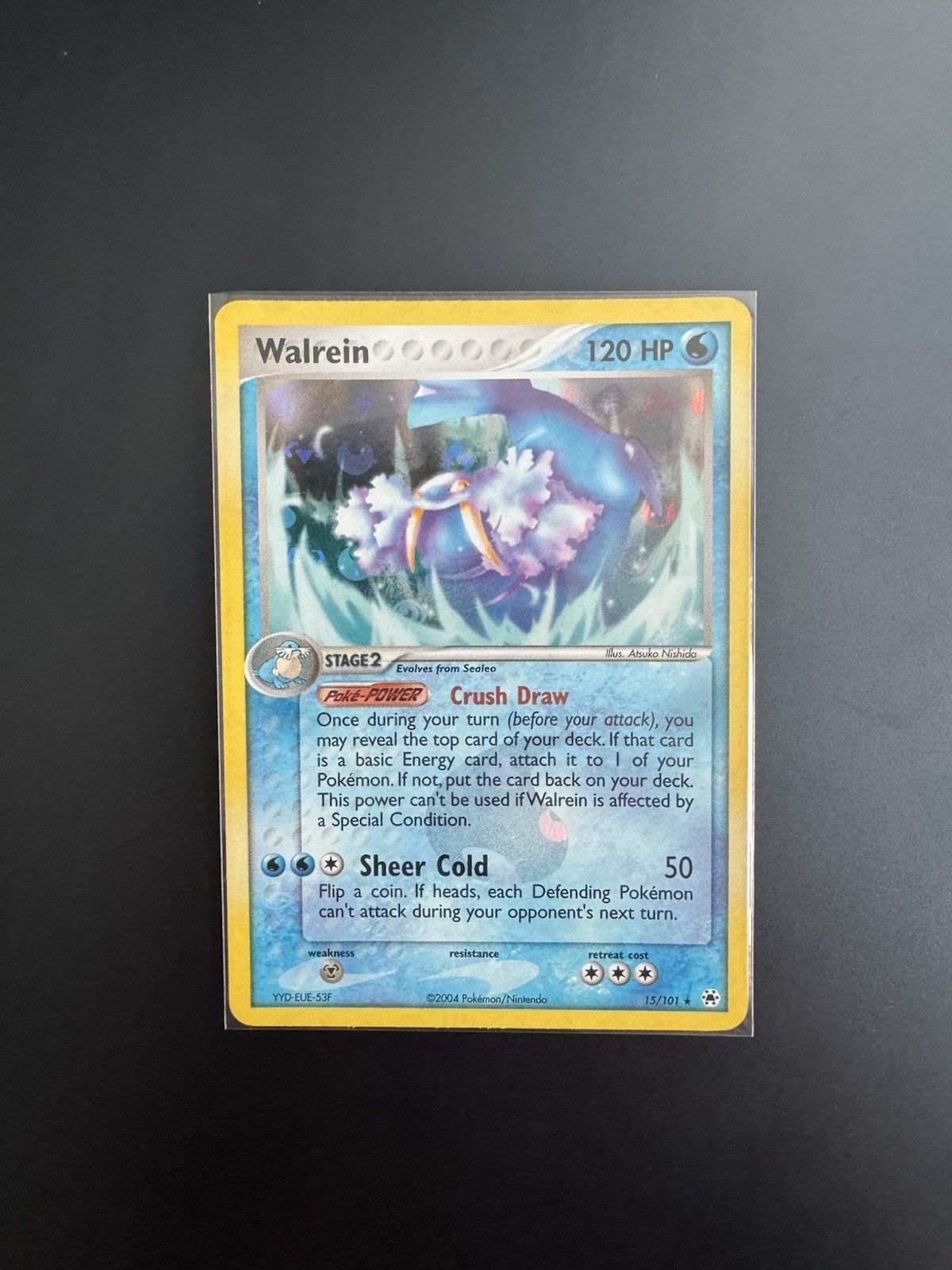 Pokemon Card Walrein Holo Hidden Legends 35/101 NM