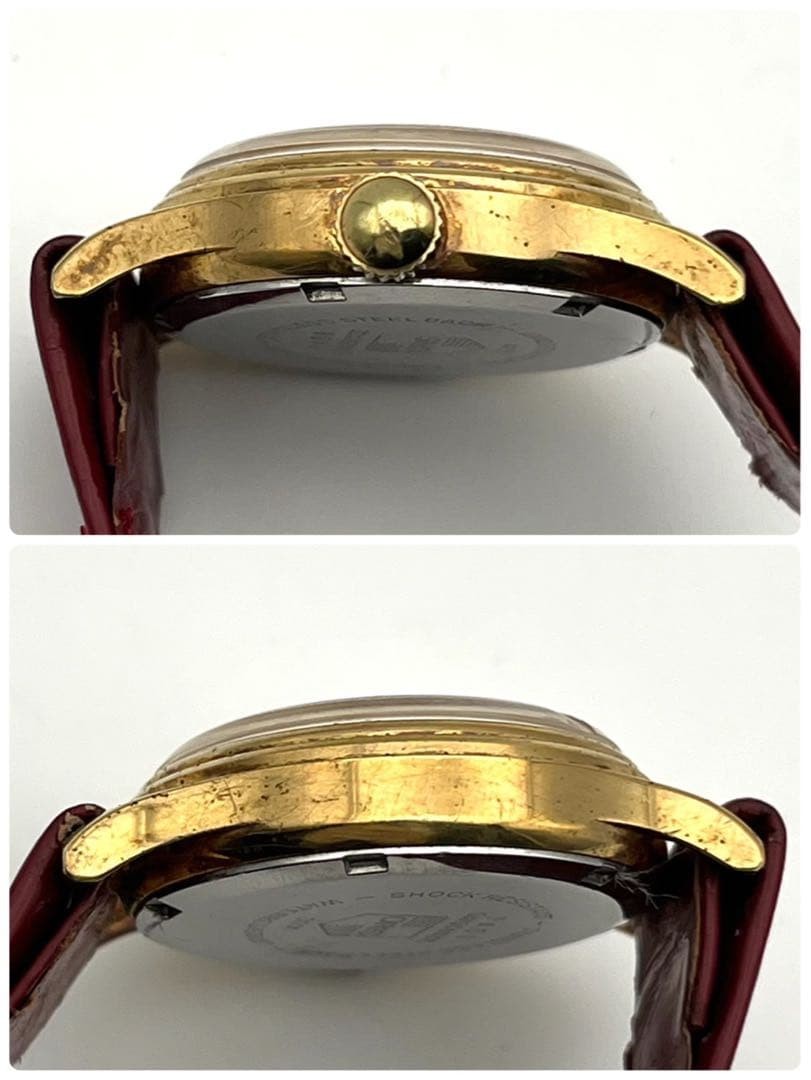 Oris Pointer Date Watch Hand Winding Gold Mens Wr… - image 9