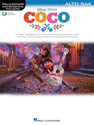 Coco Book and Audio Online Alto Saxophone Walt Disney