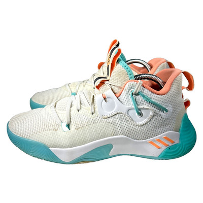 adidas Harden Stepback 3 Mens Basketball Shoes Size 7.5 White Bahamas Sneakers