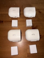 Arlo Pro 3 VMC4040P White Wireless Security Add on Camera With Battery Clean