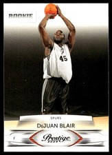 DeJuan Blair 2009-10 Panini Prestige #236 Spurs NBA READ FREE SHIP AutographDen