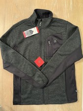 Giacca pile Spyder uomo media nera full zip softshell sci escursionismo outdoor