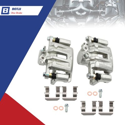 For Pontiac Torrent 2007-2009 3.4L V6 Rear Left + Right Brake Calipers w/Bracket