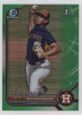 2022 Bowman Draft Chrome Green Refractor 81/99 Michael Knorr #BDC-120 1m9v