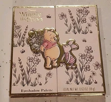 New Disney Winnie The Pooh & Piglet - 12 Color Eyeshadow Palette With 2 Mirrors