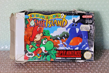 SOLO SCATOLA! SUPER MARIO WORLD 2 YOSHI'S ISLAND SUPER NINTENDO PAL GIG ITA SNES