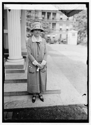 Photo:Washington DC Miss Judith C Waller WMAQ Chicago White House 1924