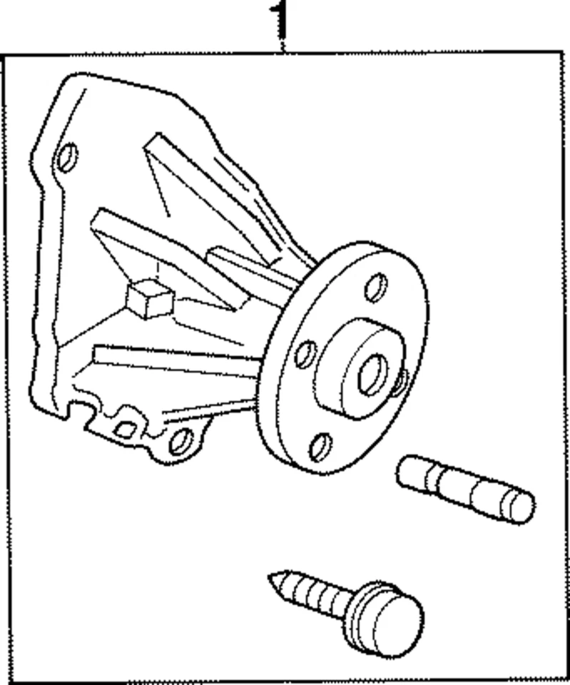 Genuine Nissan Water Pump Assembly B1010-40F27 - Image 2 of 3