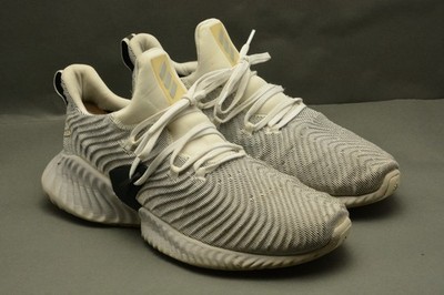 adidas AlphaBounce Instinct Cloud White Grey Two Mens Size
