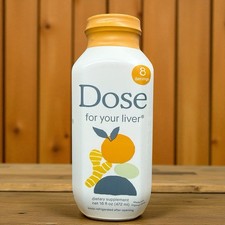 Dose For Your Liver Cleanse Detox 16oz Organic Milk Thistle Turmeric EXP: 11/26
