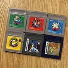 Nintendo GameBoy Lot 6 Pokemon Blue Yellow Red Green Gold Silver Japan Tested