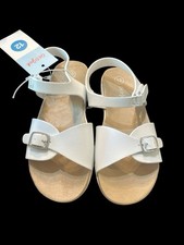 Cat  Jack Girls Sandals Size 12 kids NWT White
