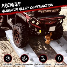 Aluminum Loading Ramps 94x15 94x17 6000LB Truck Bed ATV UTV Motorcycle 2-Pack