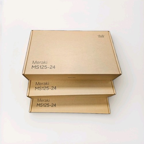 Cisco Meraki MS125-24 Switch - Unclaimed New , Layer 2, 10G SFP+ - 第 1/5 張圖片