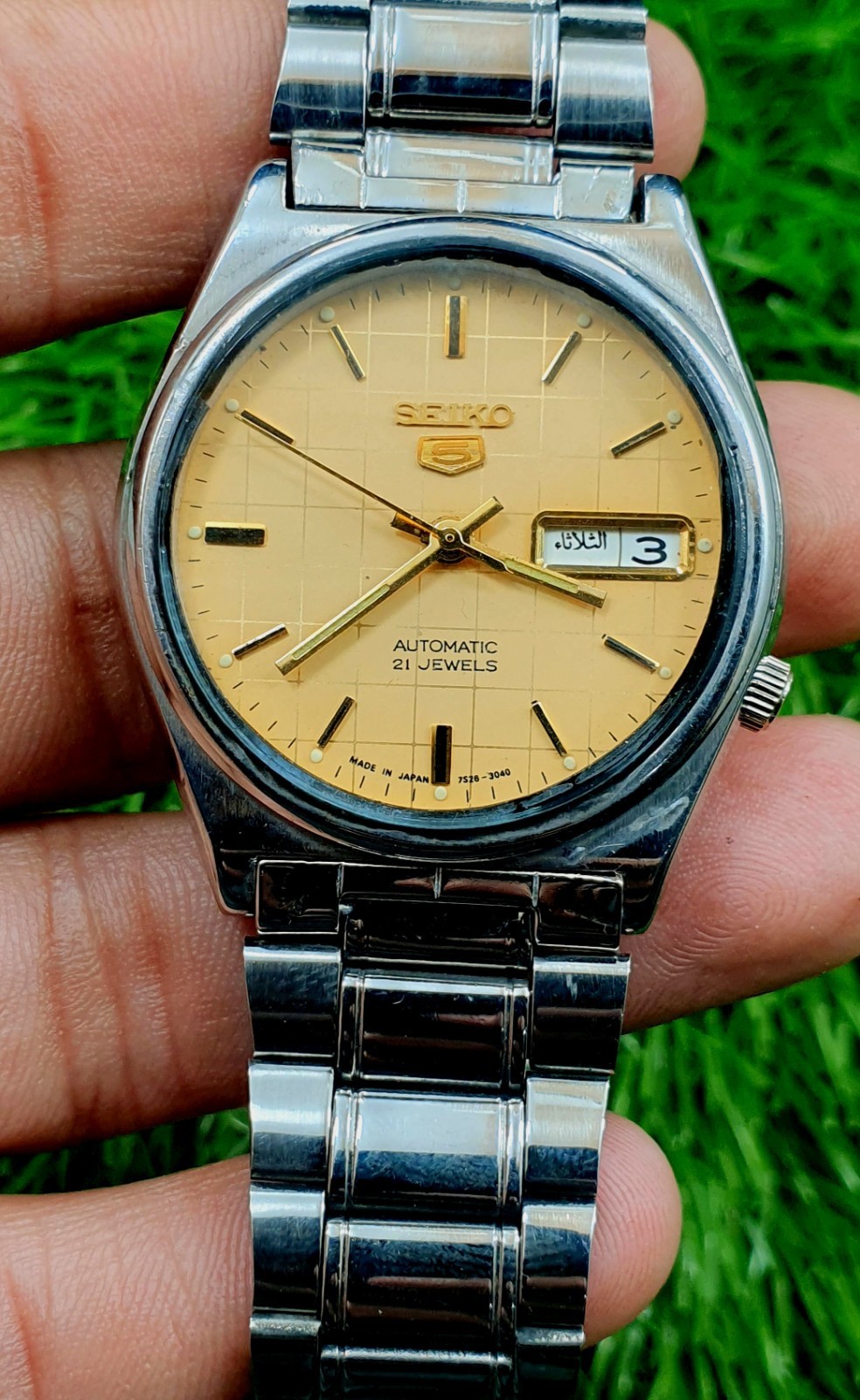 21 Seiko Vintage Jewels Japan 5 Date Automatic Made 7S26 Watch Day Of Machin Men - vintagewatches.pk