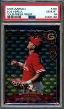 BB - 1998 Donruss - #318 - Bob Abreu - Gold Press Proof - PSA 10 - GEM MT
