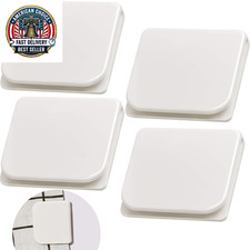 4 Pieces Shower Curtain Clips for Liner, Self Adhesive Shower Splash Guard Curta
