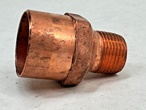 ELKHART Copper Male Adapter 1" (C) Sweat x 1/2" (M) NPT Fitting