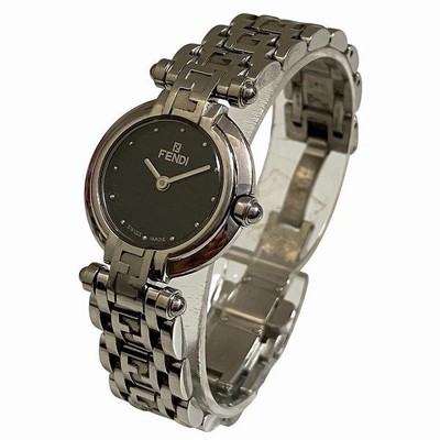 FENDI クォーツ腕時計 750L FENDI 750L Quartz Watch Black Dial SS | eBay