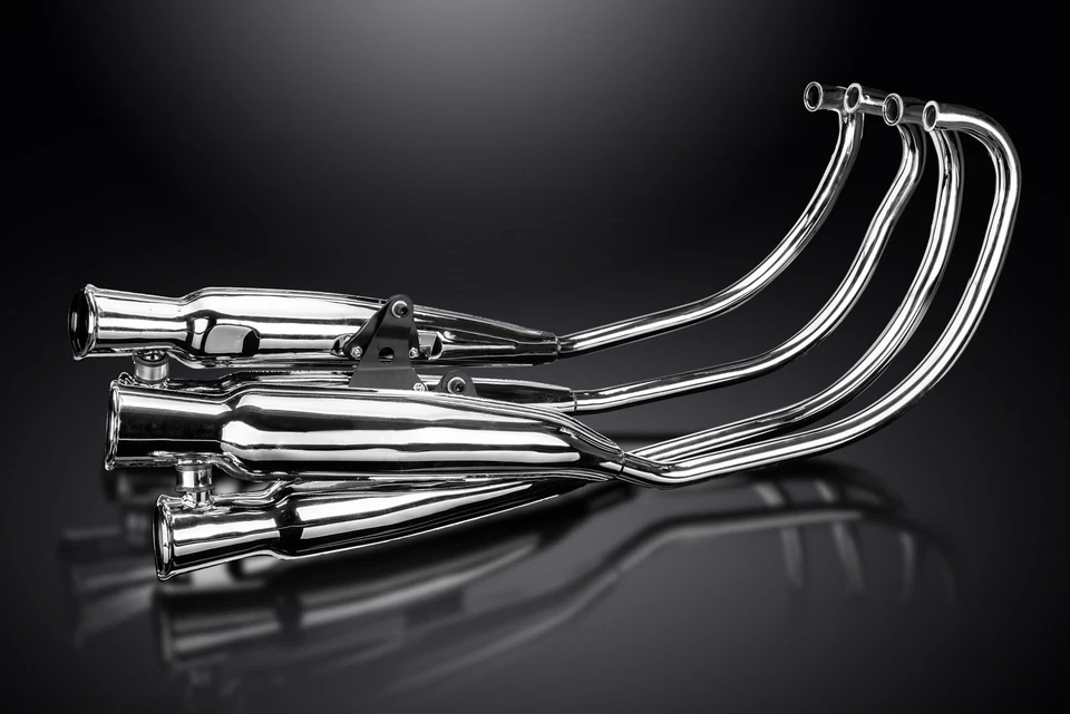 Delkevic OEM réplica escape completo para Honda CB500 CB550K Foto 4 de 4