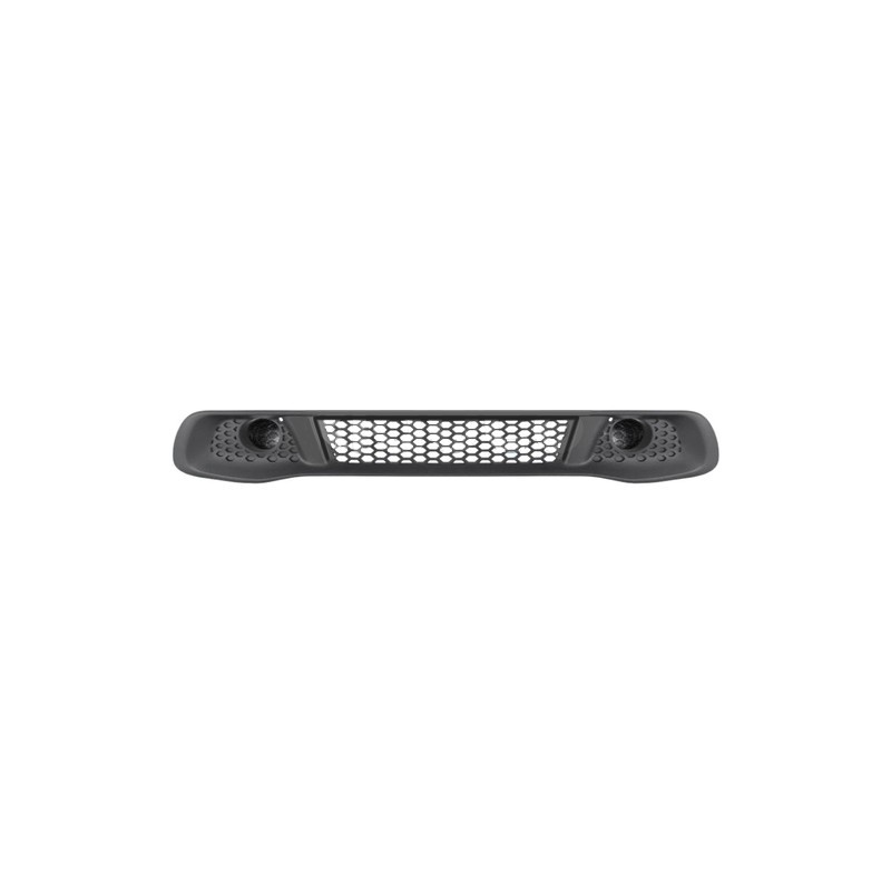 Grille de pare-choc avant centrale noire en plastique ABS pour Smart Fortwo 2