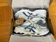 ASICS GEL-Kayano 14 Herren Sneaker Sportschuh Mesh atmungsaktiv Wei&szlig;/Schwarz