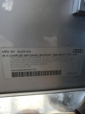 Driver Rear Side Door With Laminated Glass Opt VW8 Fits 13-17 AUDI S8/A8 629192 - Image 4 of 4